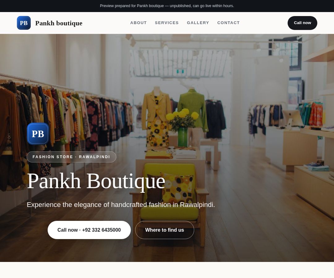 Pankh boutique