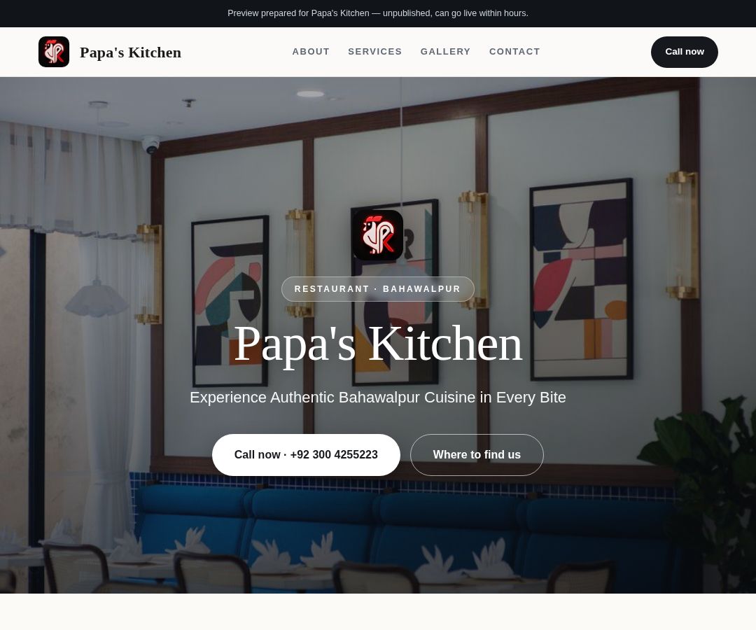 Papa's Kitchen