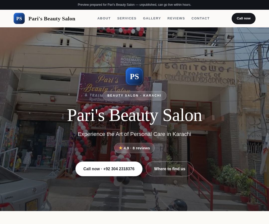 Pari's Beauty Salon