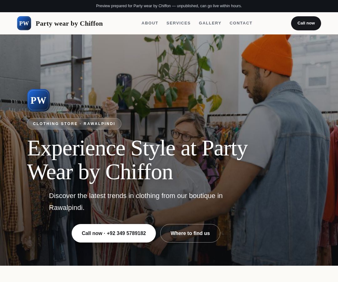 Party wear by Chiffon