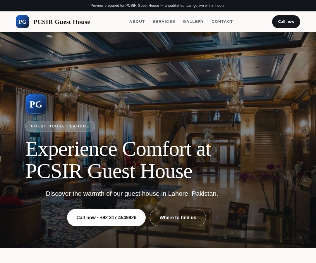PCSIR Guest House