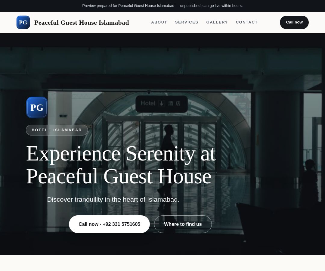 Peaceful Guest House Islamabad
