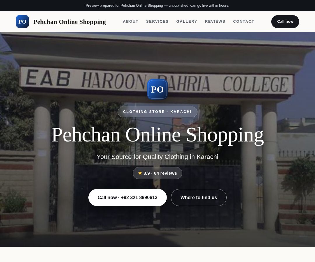 Pehchan Online Shopping