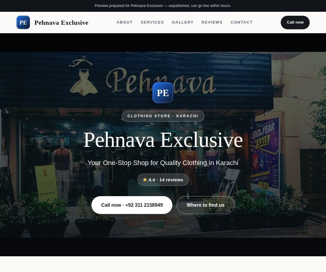 Pehnava Exclusive