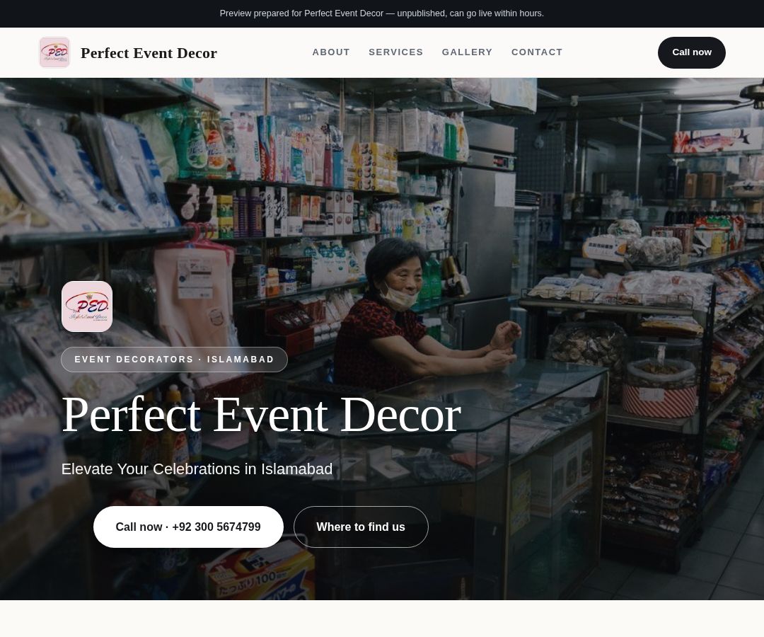 Perfect Event Decor