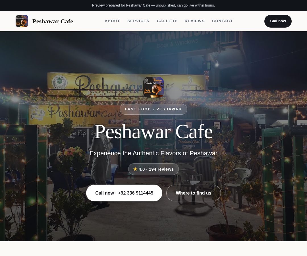 Peshawar Cafe