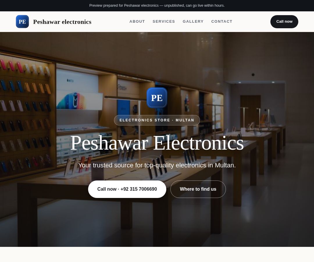 Peshawar electronics