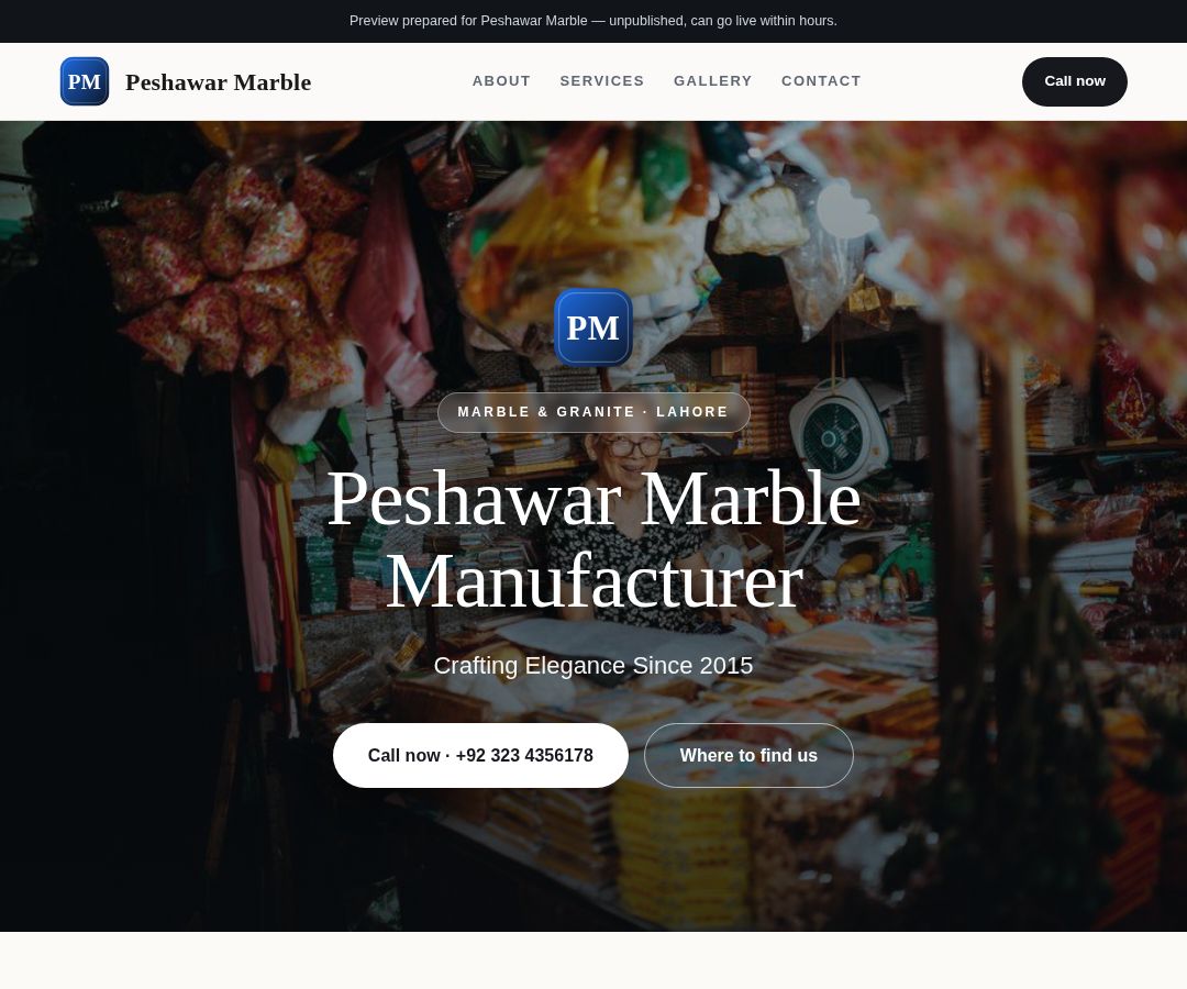 Peshawar Marble