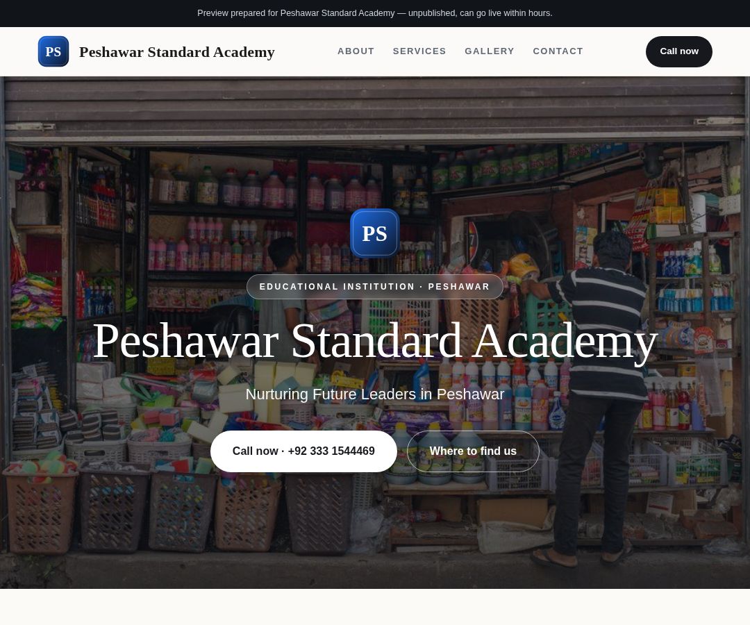 Peshawar Standard Academy