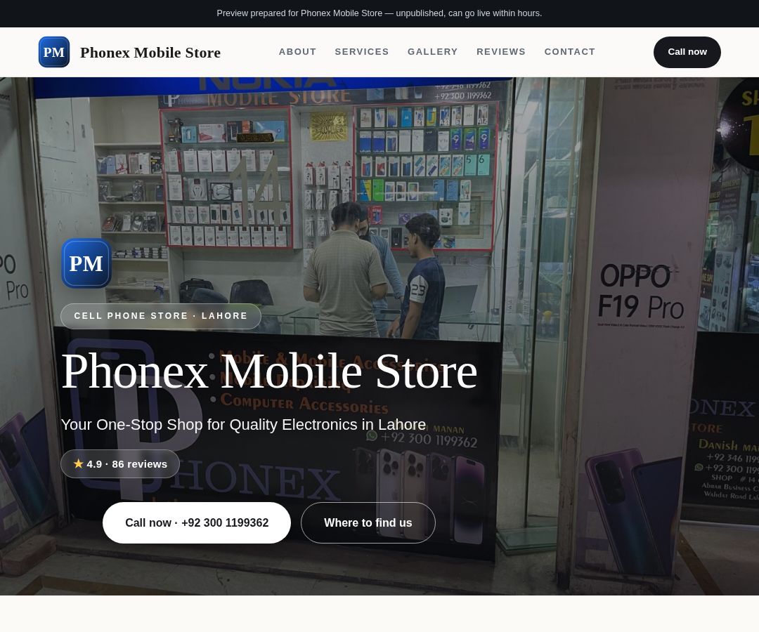 Phonex Mobile Store