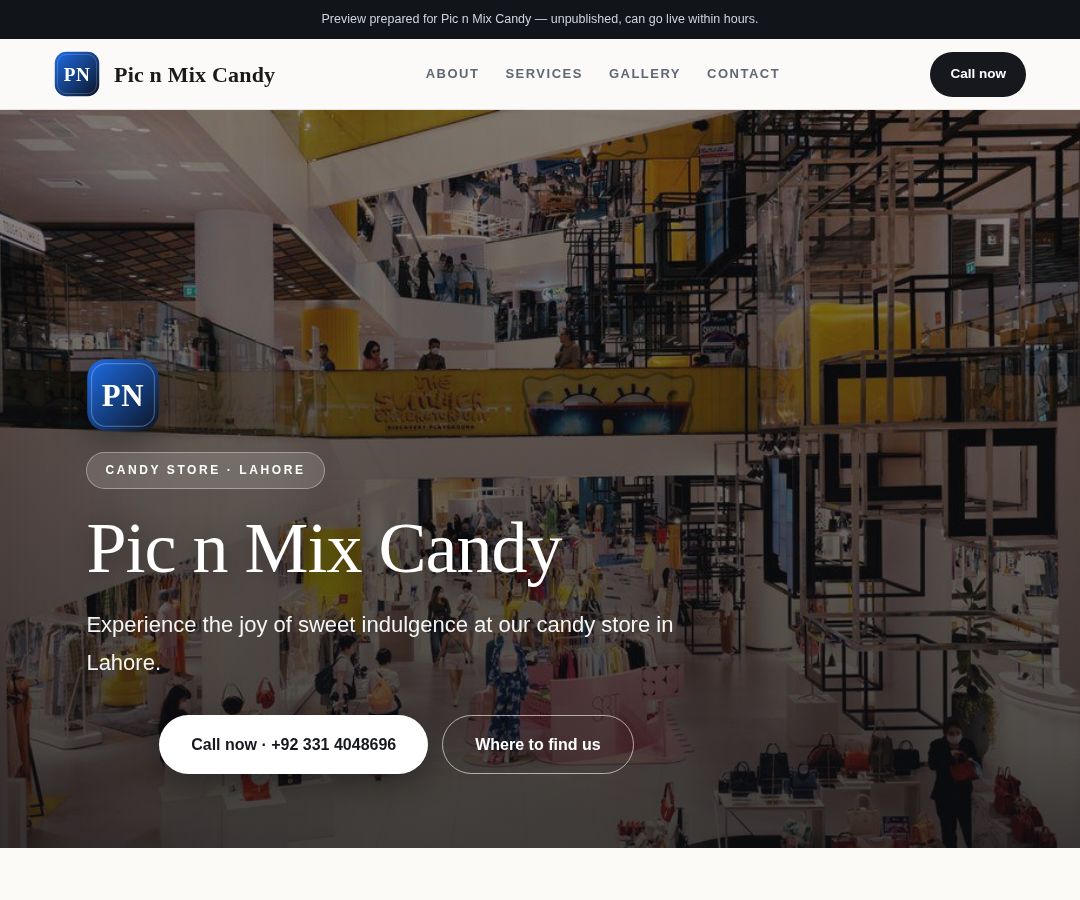 Pic n Mix Candy