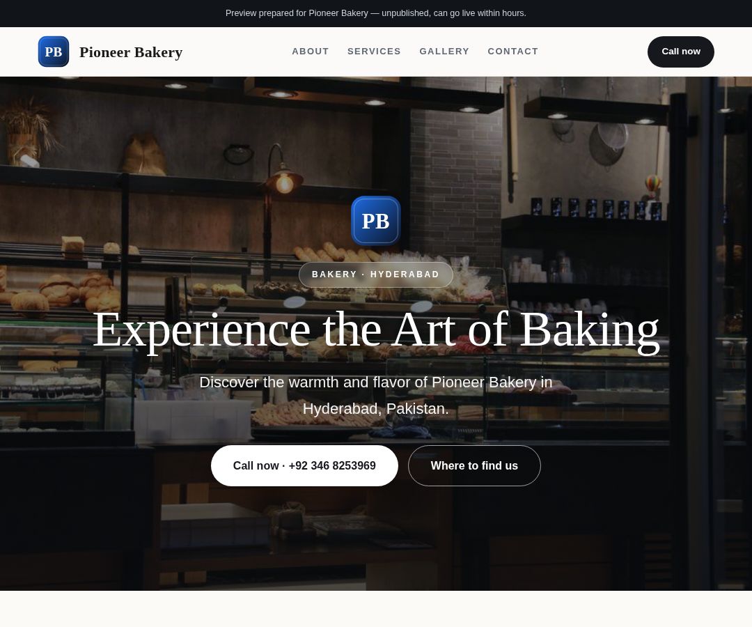 Pioneer Bakery
