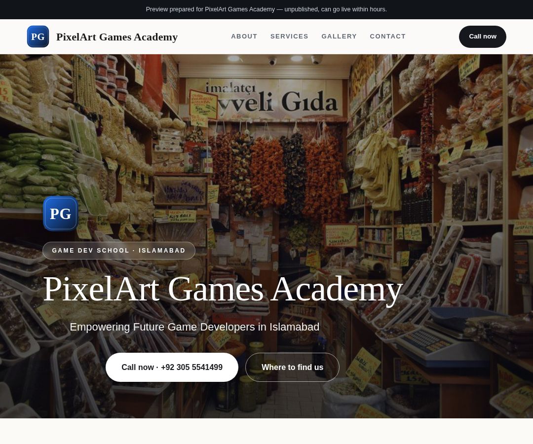 PixelArt Games Academy