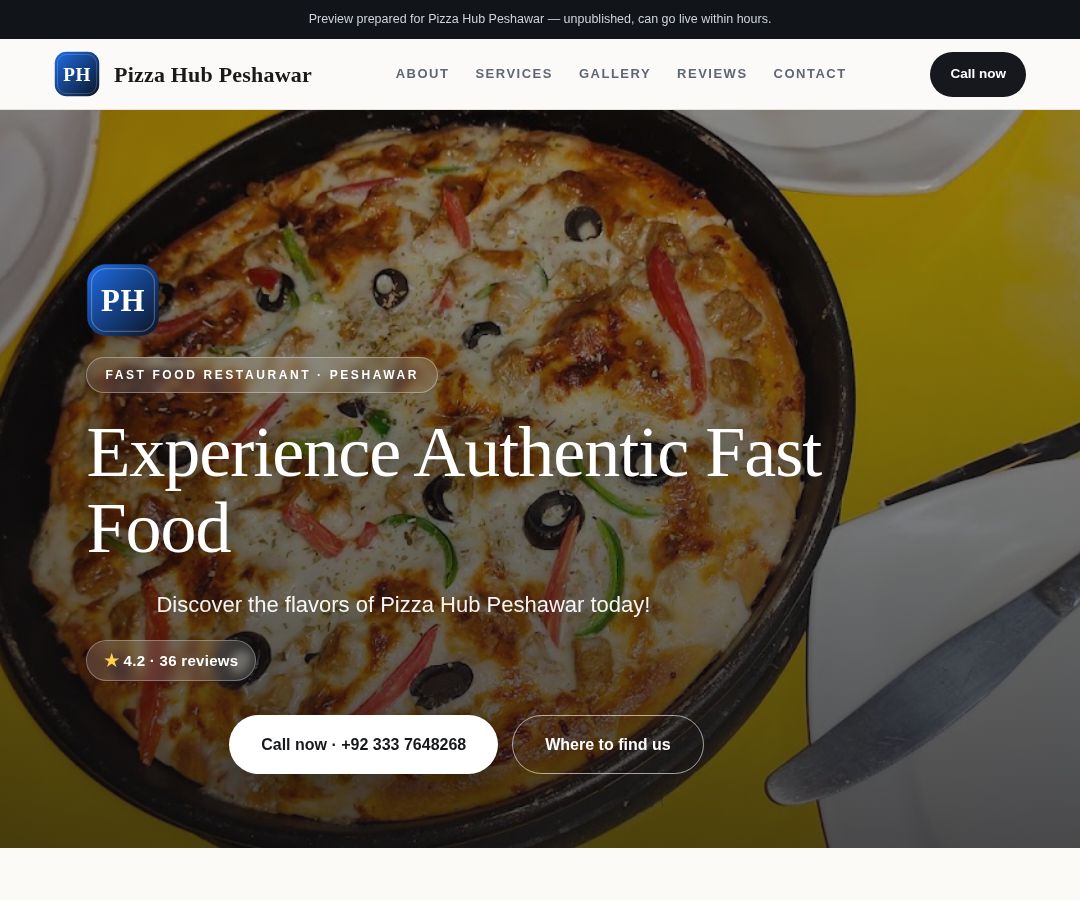 Pizza Hub Peshawar