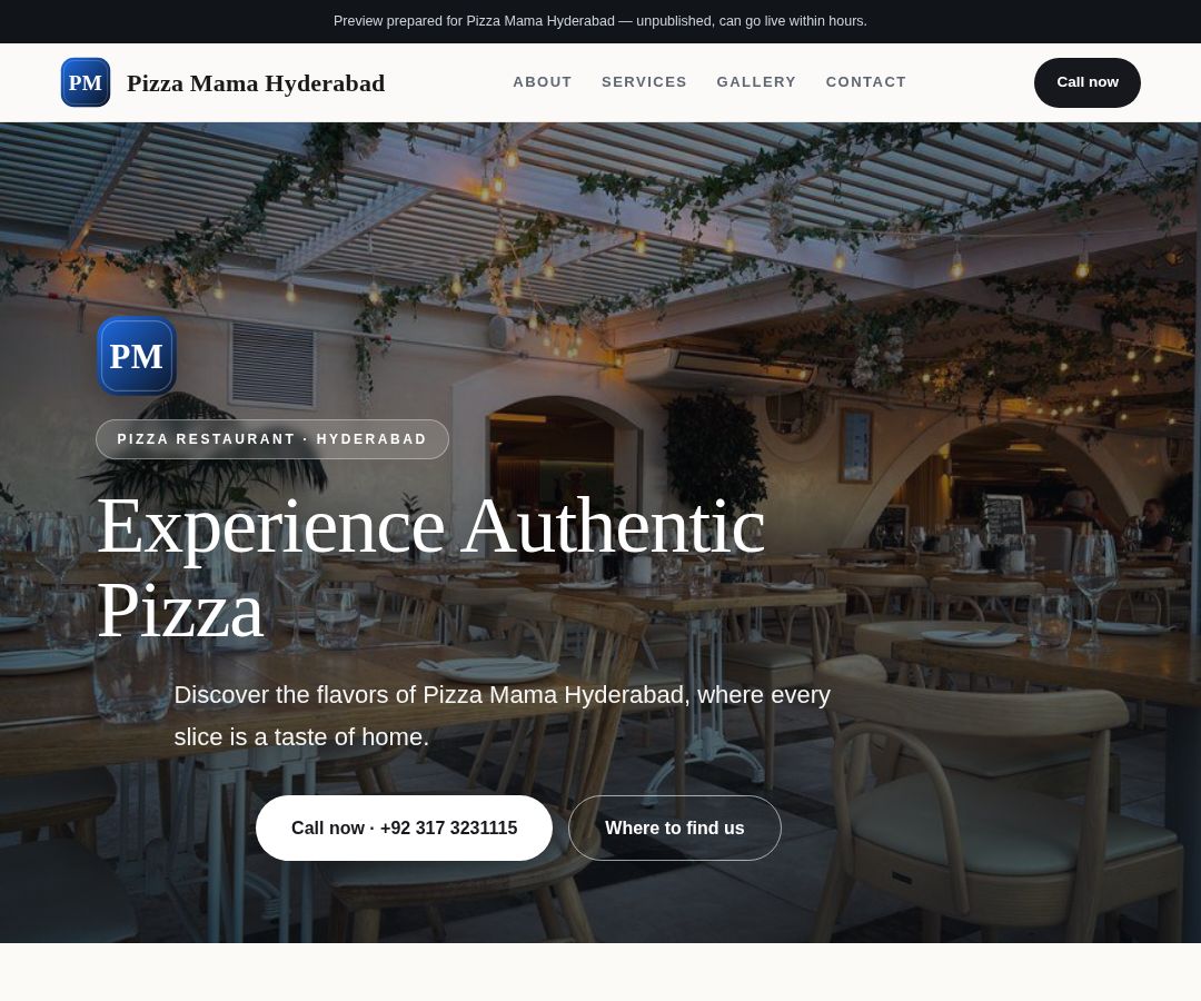 Pizza Mama Hyderabad