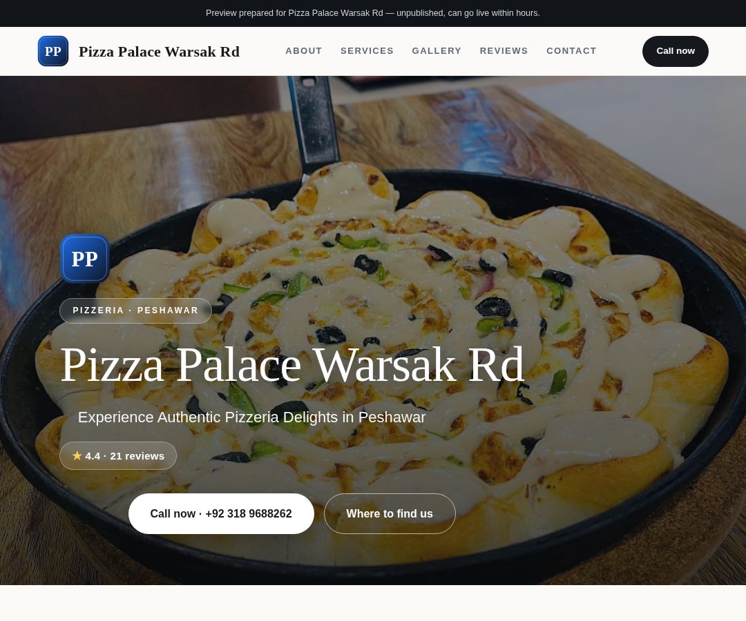 Pizza Palace Warsak Rd