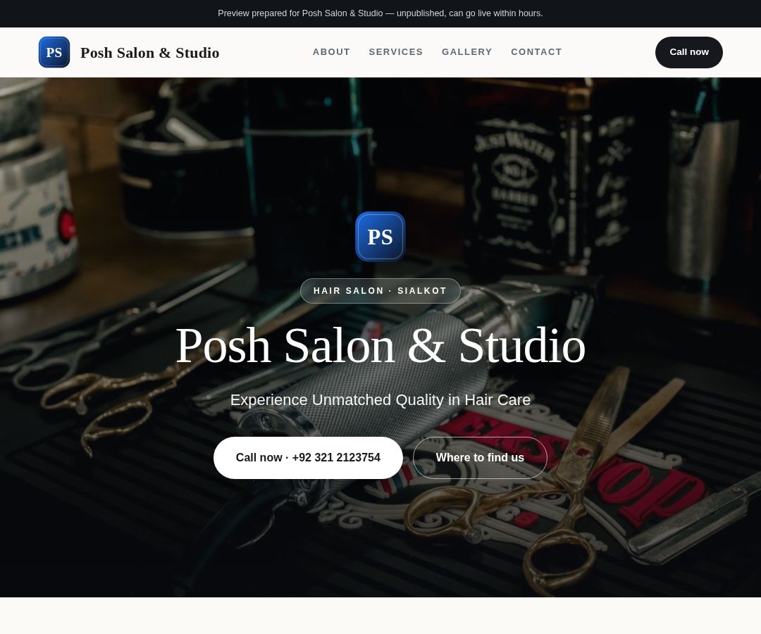 Posh Salon & Studio