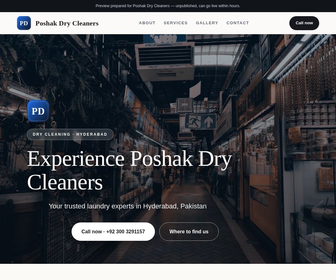 Poshak Dry Cleaners