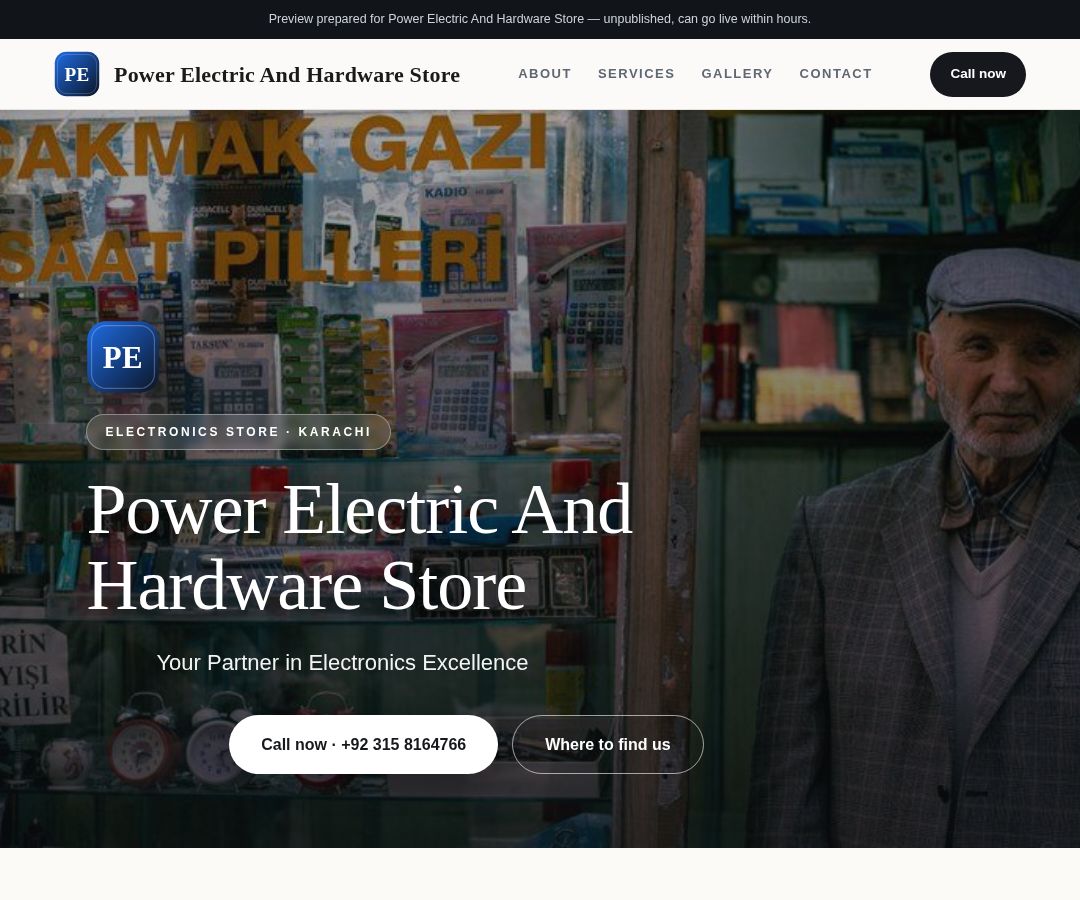 Power Electric And Hardware Store