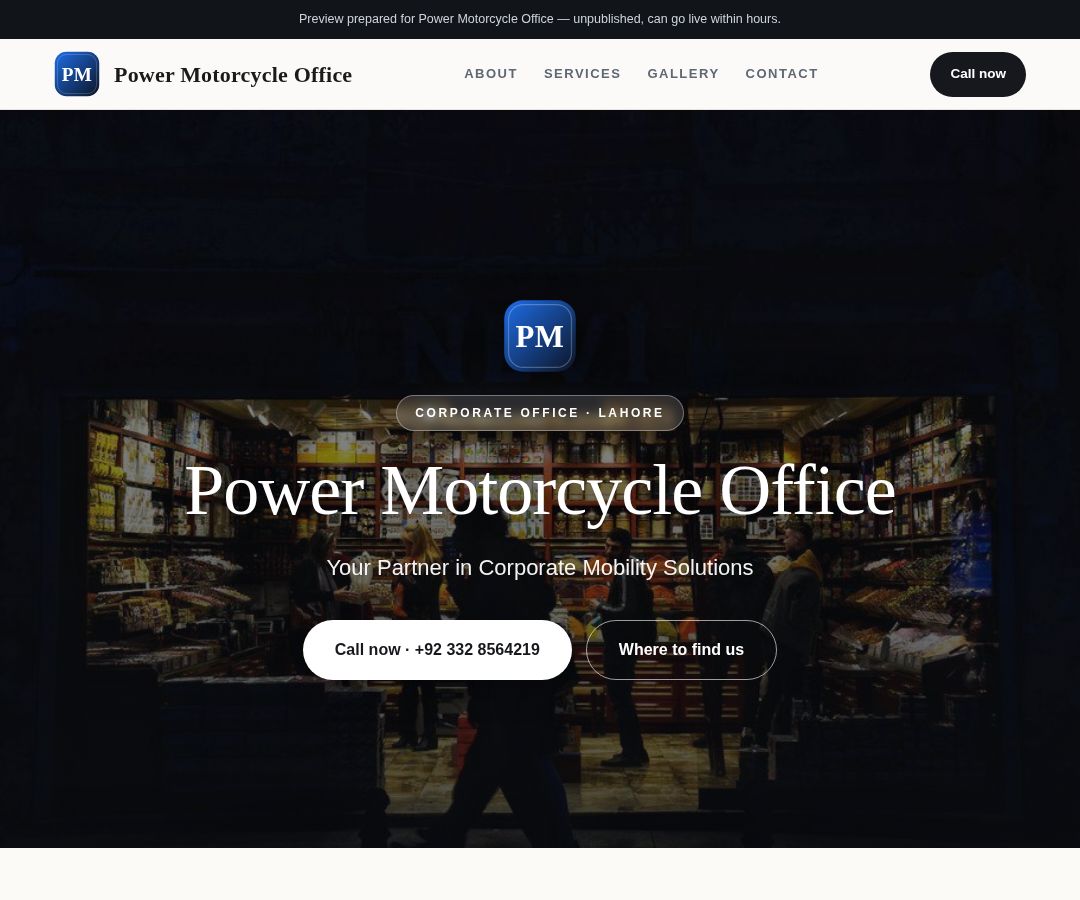 Power Motorcycle Office