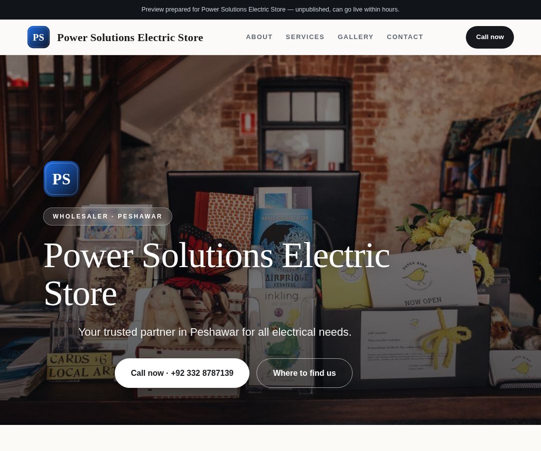 Power Solutions Electric Store