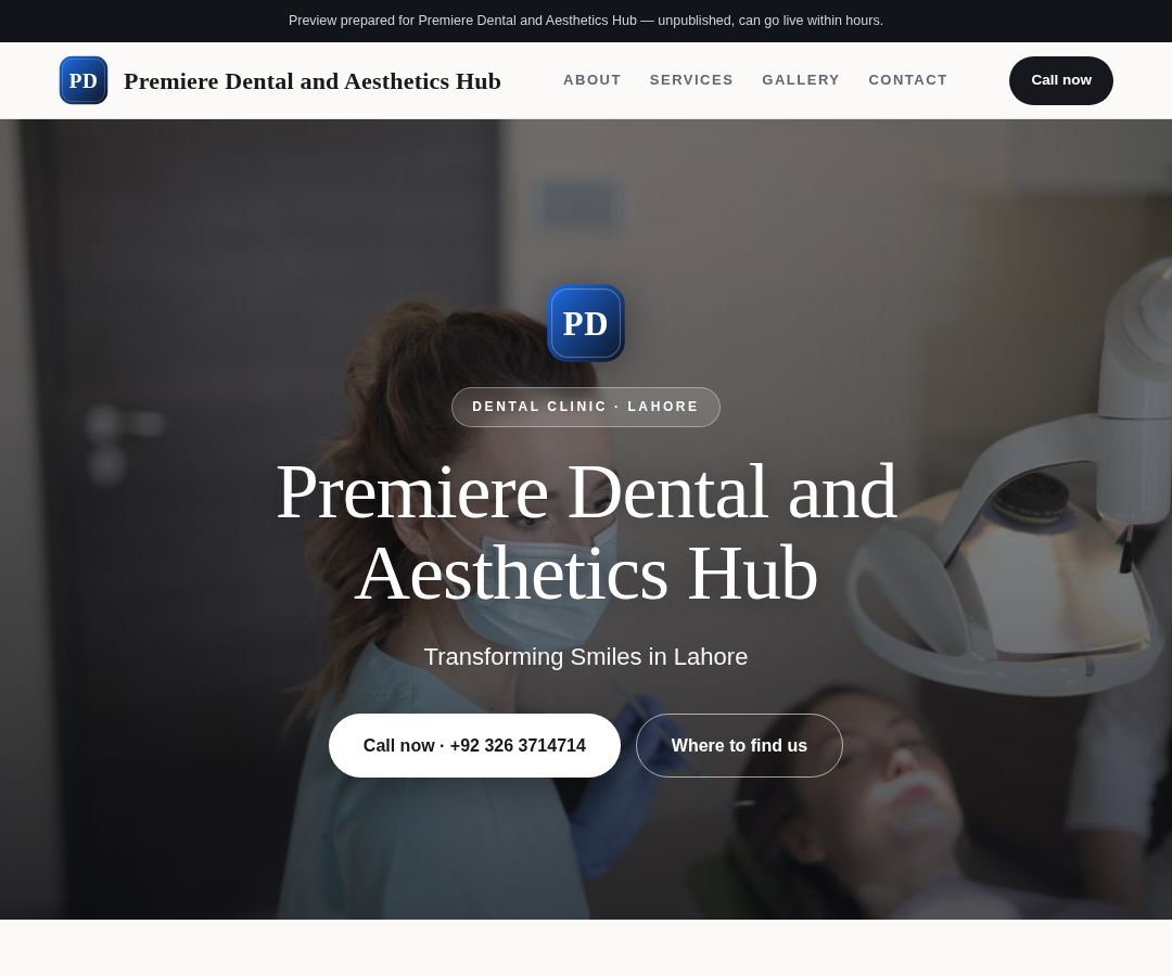 Premiere Dental and Aesthetics Hub