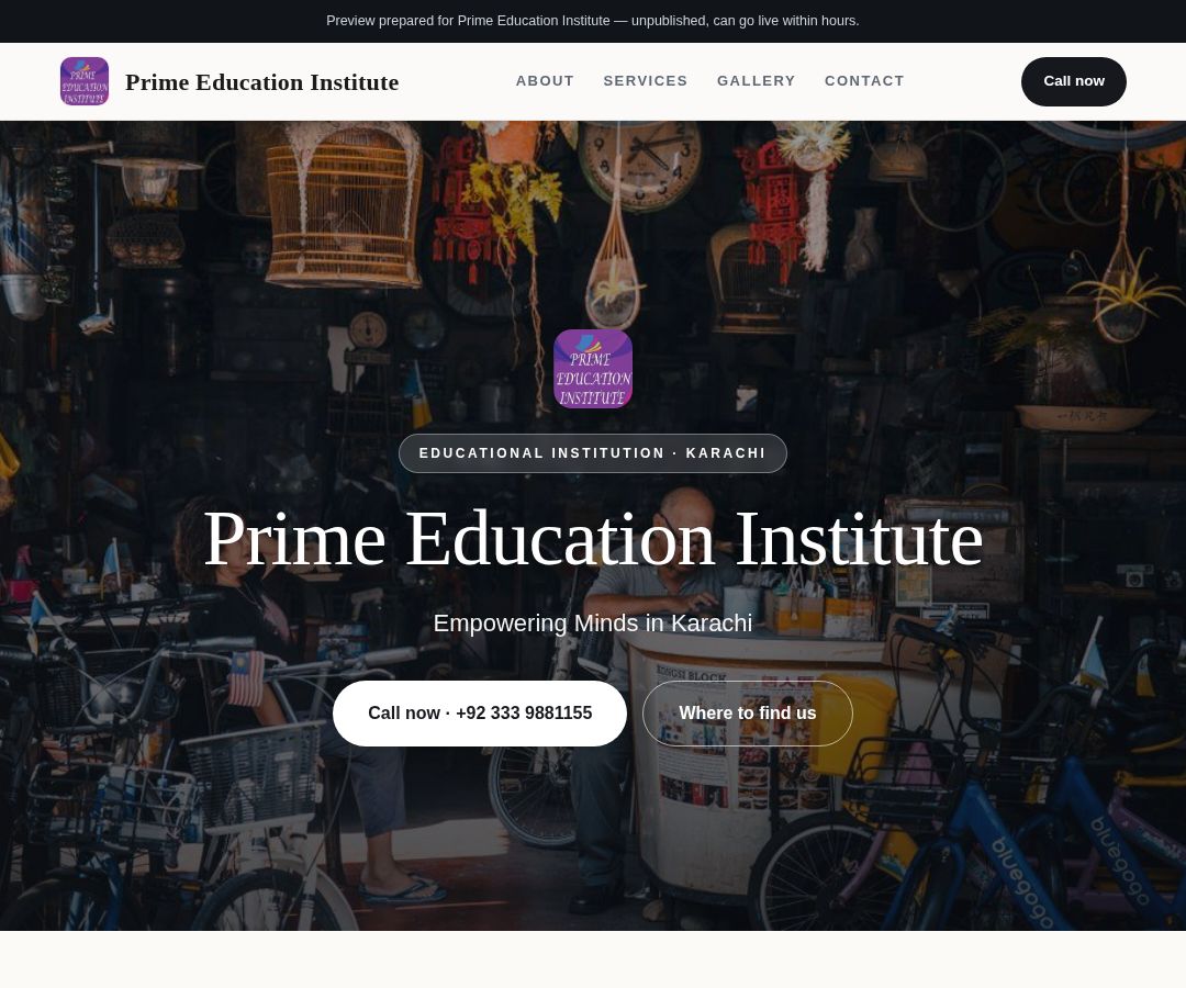 Prime Education Institute