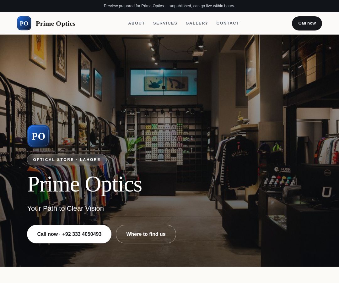 Prime Optics