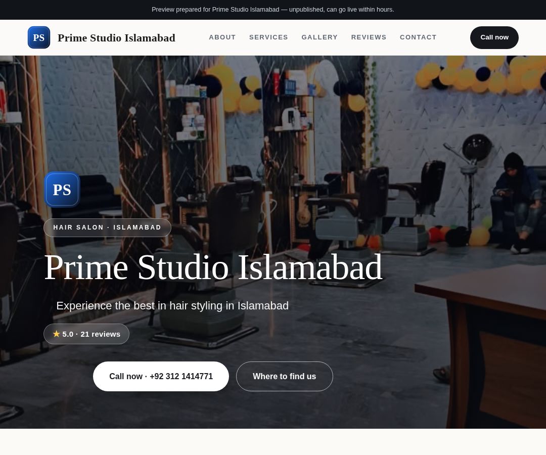 Prime Studio Islamabad