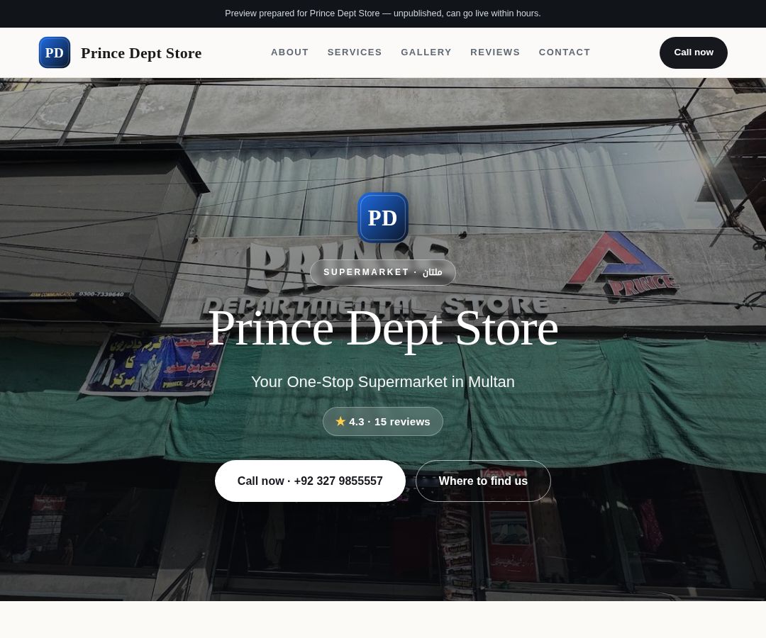 Prince Dept Store