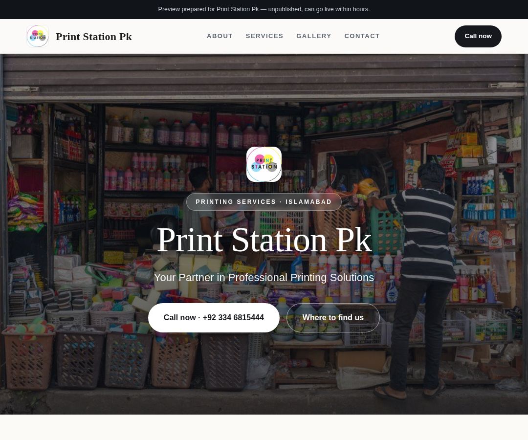 Print Station Pk