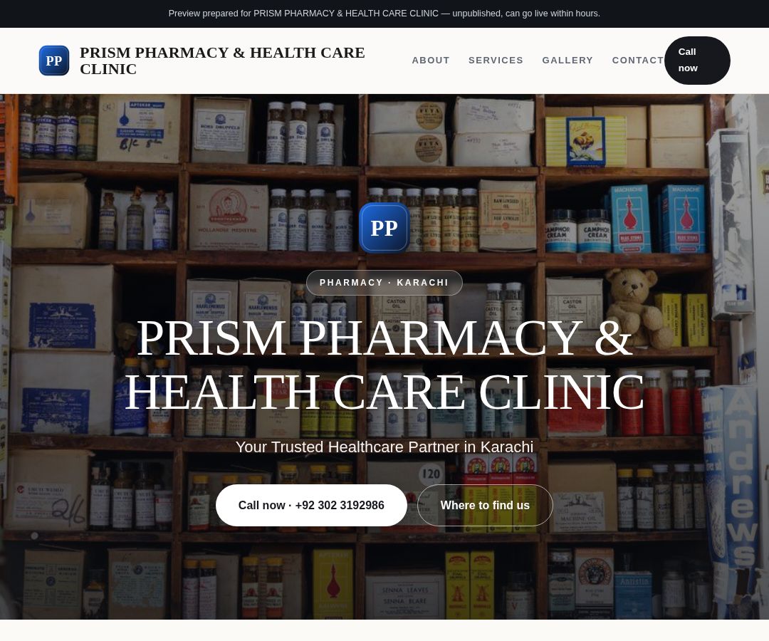 PRISM PHARMACY & HEALTH CARE CLINIC