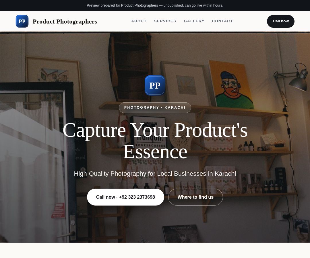 Product Photographers