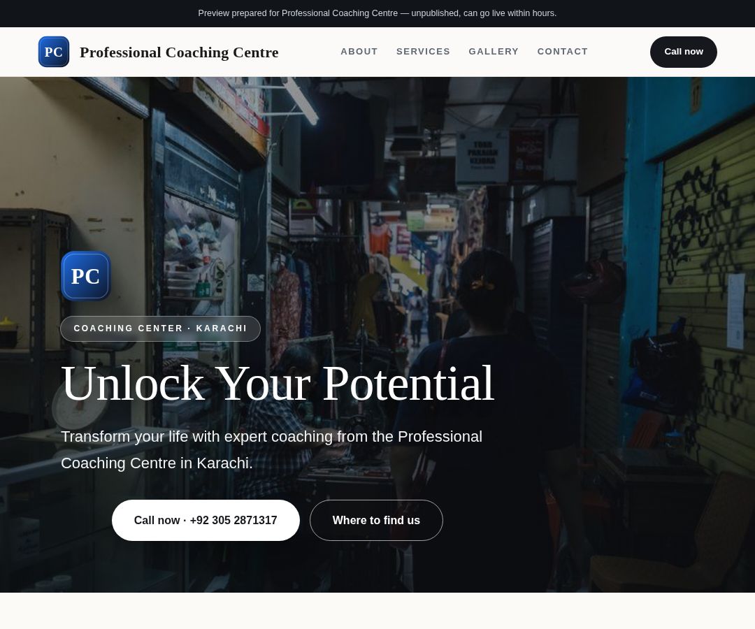 Professional Coaching Centre