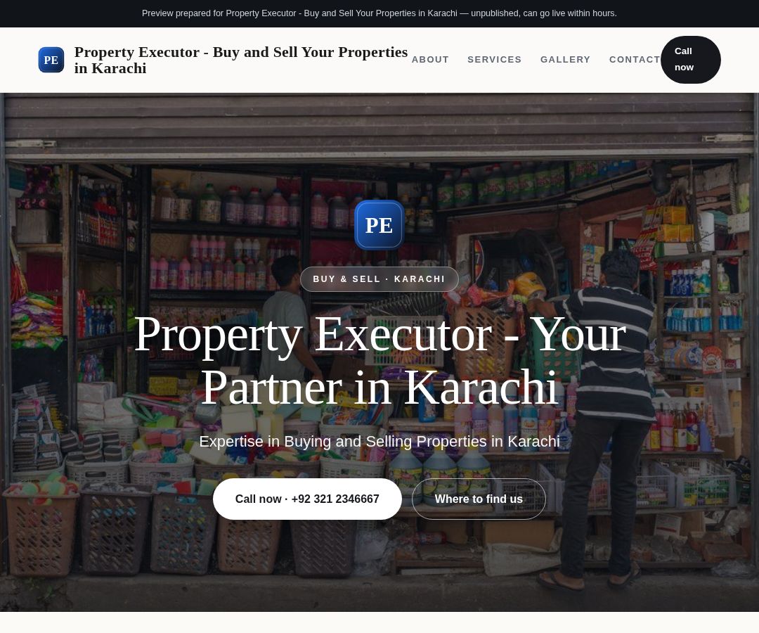Property Executor - Buy and Sell Your Properties in Karachi