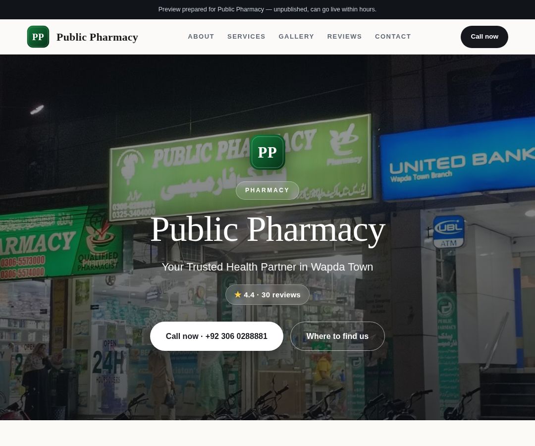 Public Pharmacy