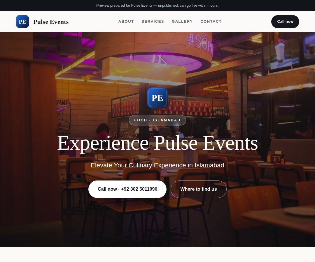 Pulse Events