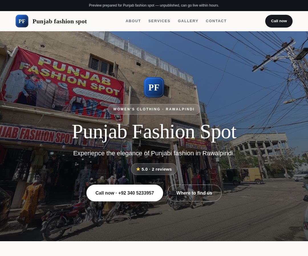 Punjab fashion spot
