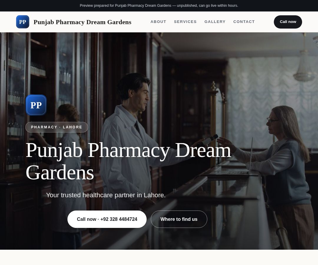 Punjab Pharmacy Dream Gardens