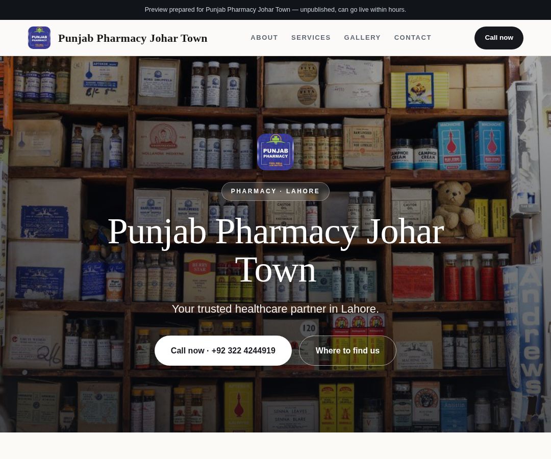 Punjab Pharmacy Johar Town