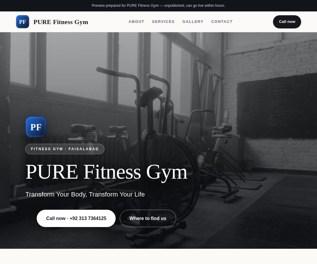 PURE Fitness Gym