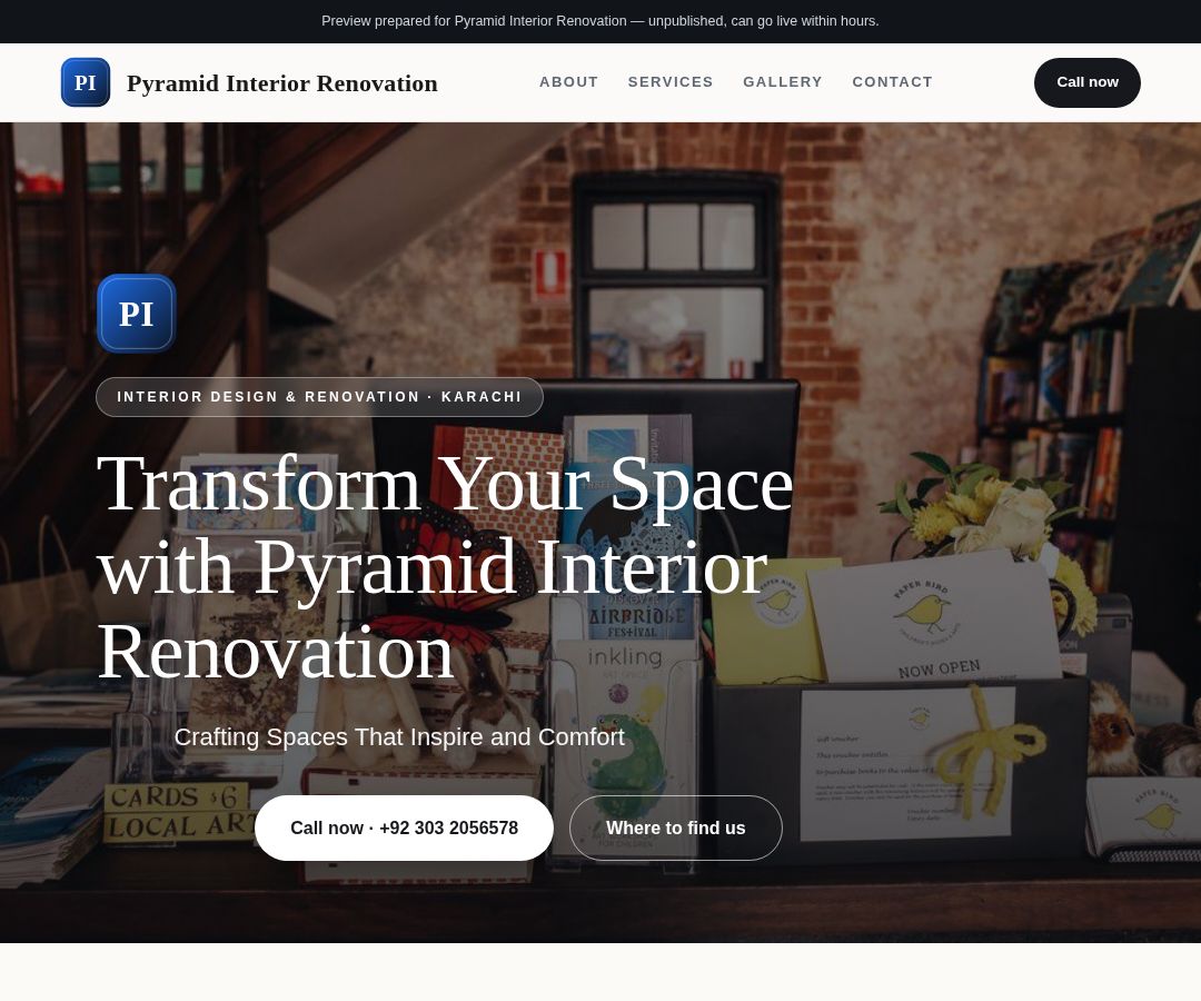 Pyramid Interior Renovation