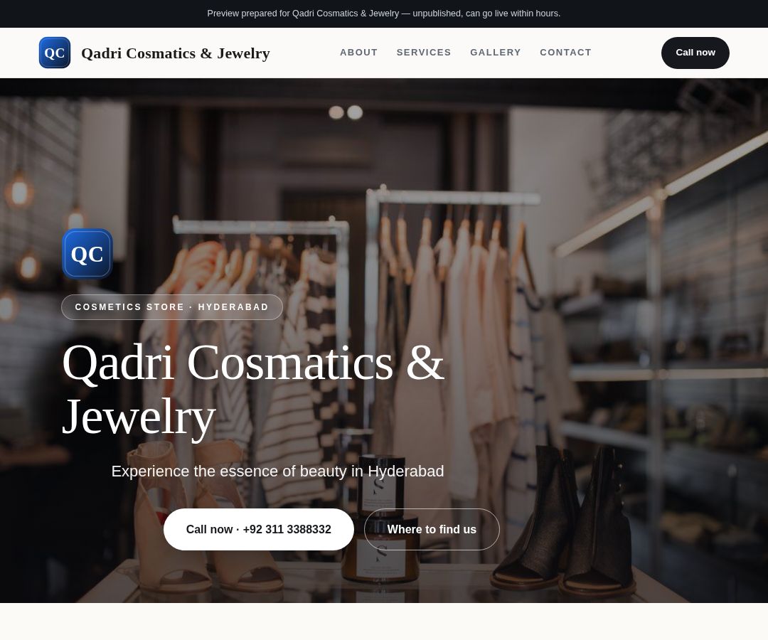 Qadri Cosmatics & Jewelry
