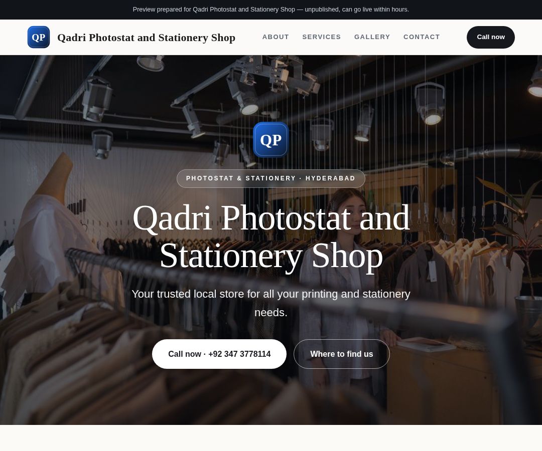 Qadri Photostat and Stationery Shop