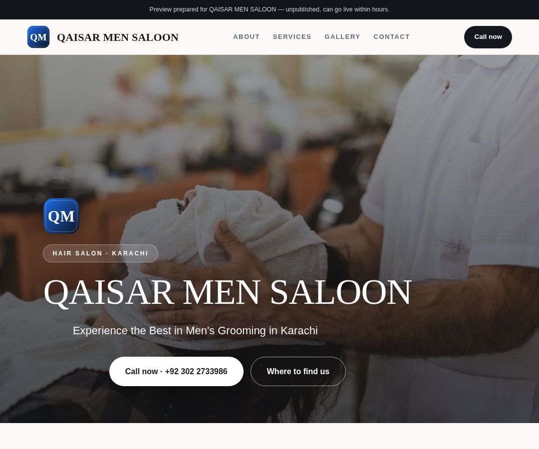QAISAR MEN SALOON