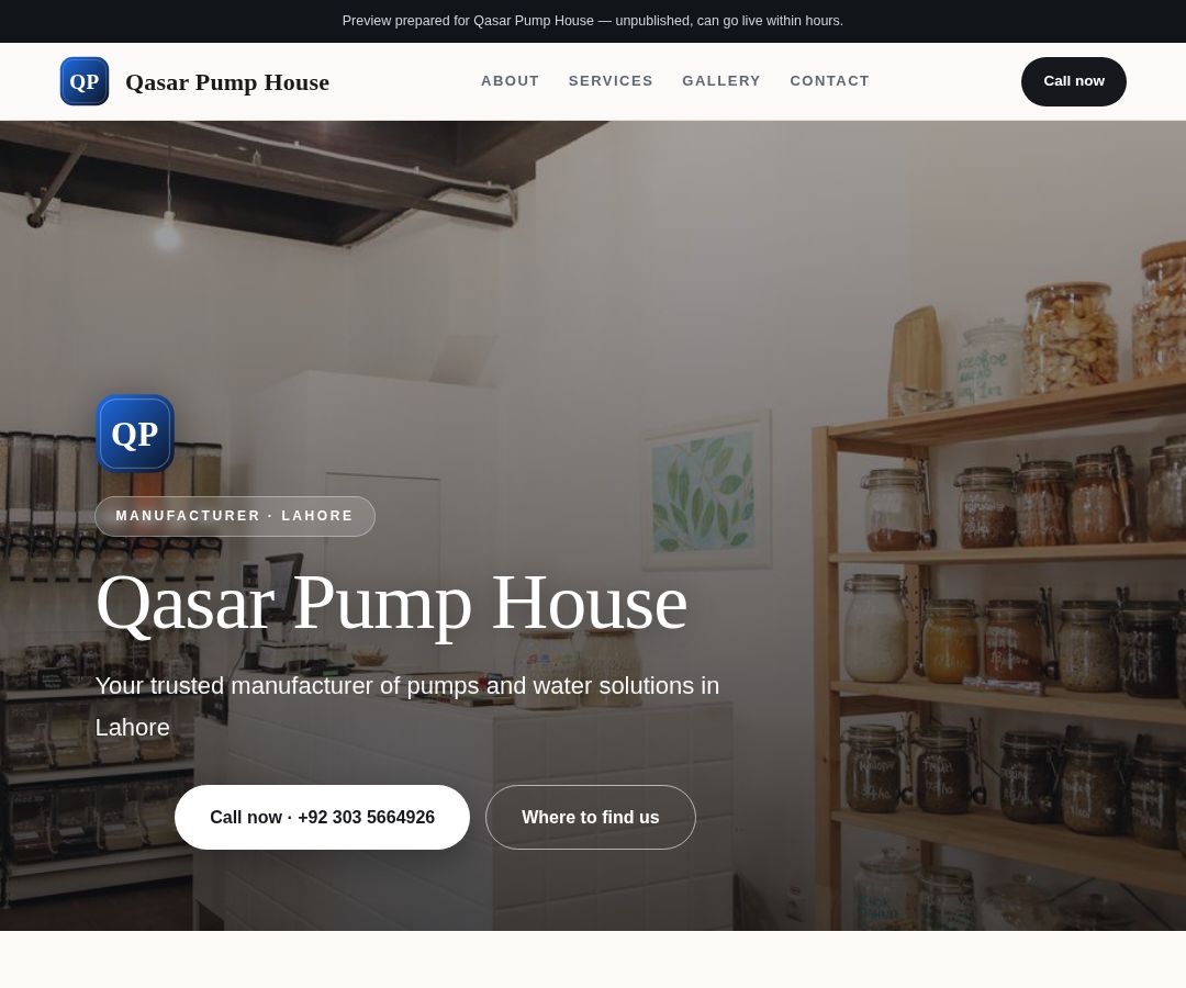 Qasar Pump House