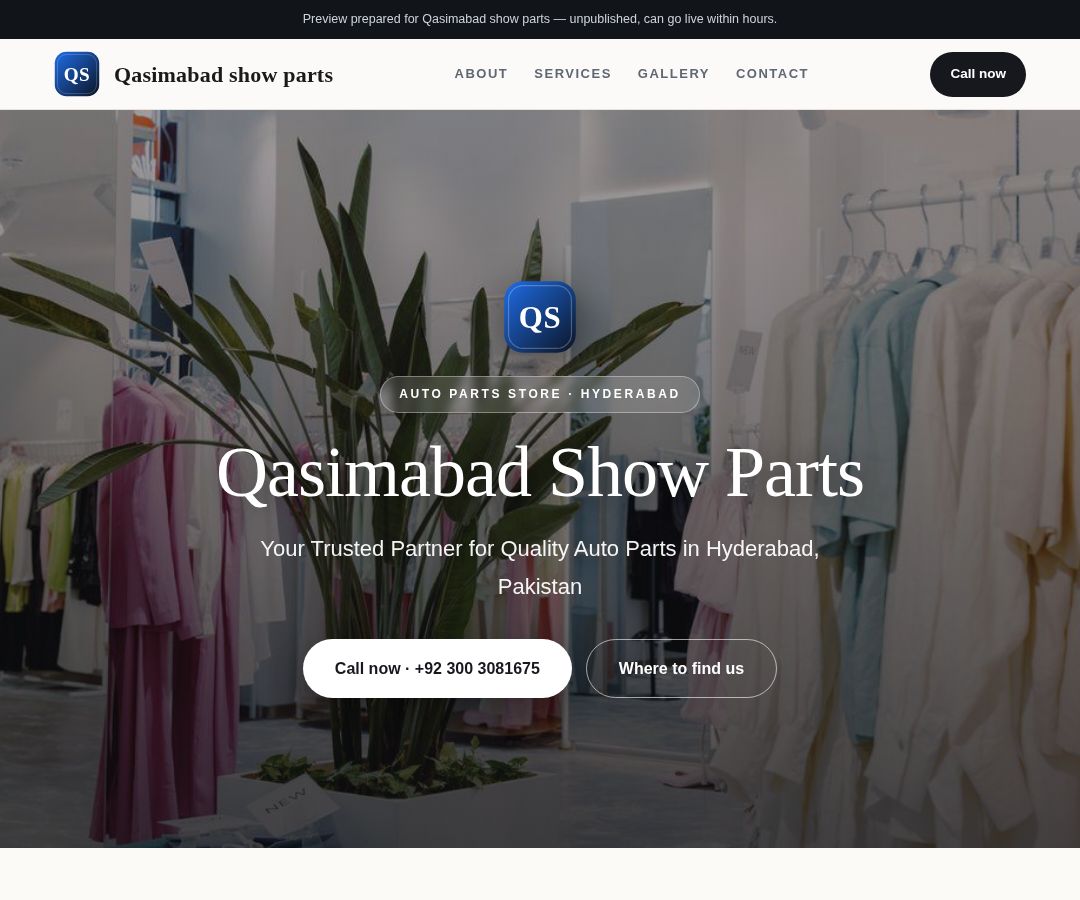 Qasimabad show parts
