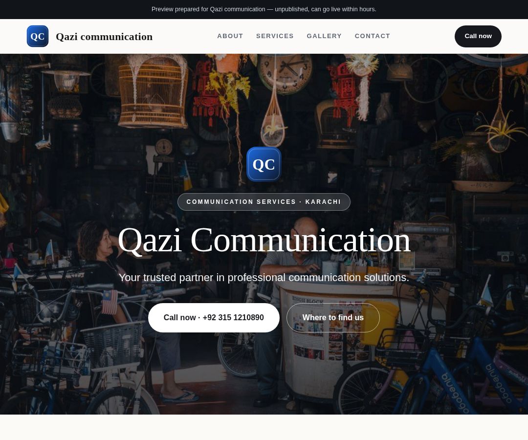 Qazi communication