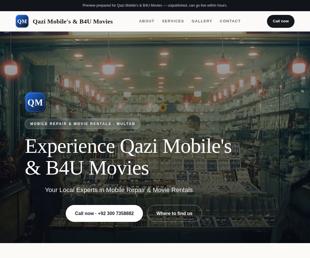 Qazi Mobile's & B4U Movies