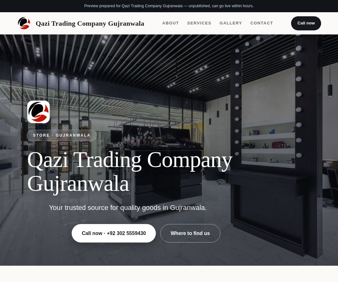 Qazi Trading Company Gujranwala